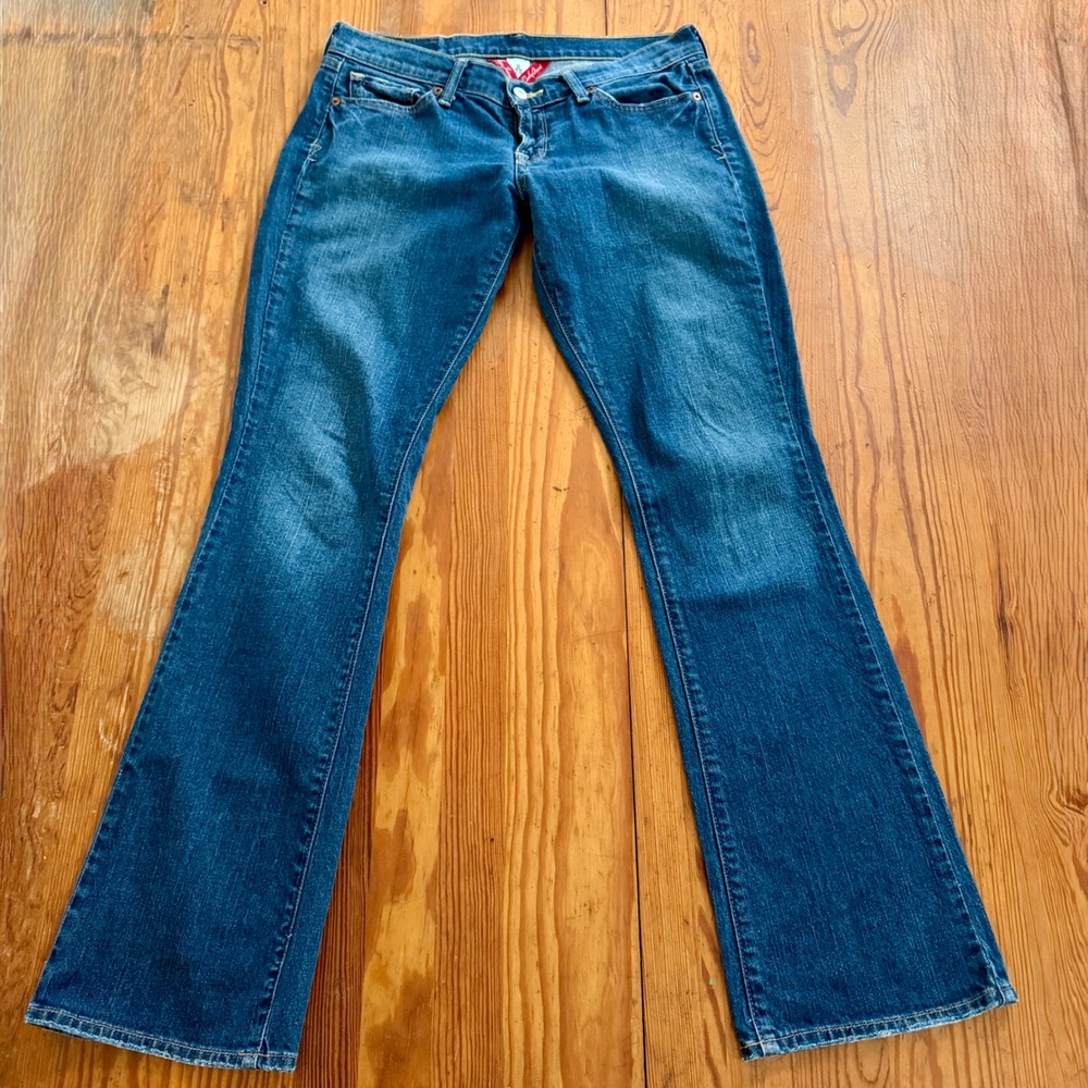 Lucky Brand Zoe Bootcut Jeans‎ Womens 8 29 Medium Wash Hipster Low Rise 7WD1371